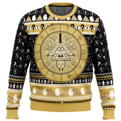 bill Ugly Christmas Sweater front - Gravity Falls Store
